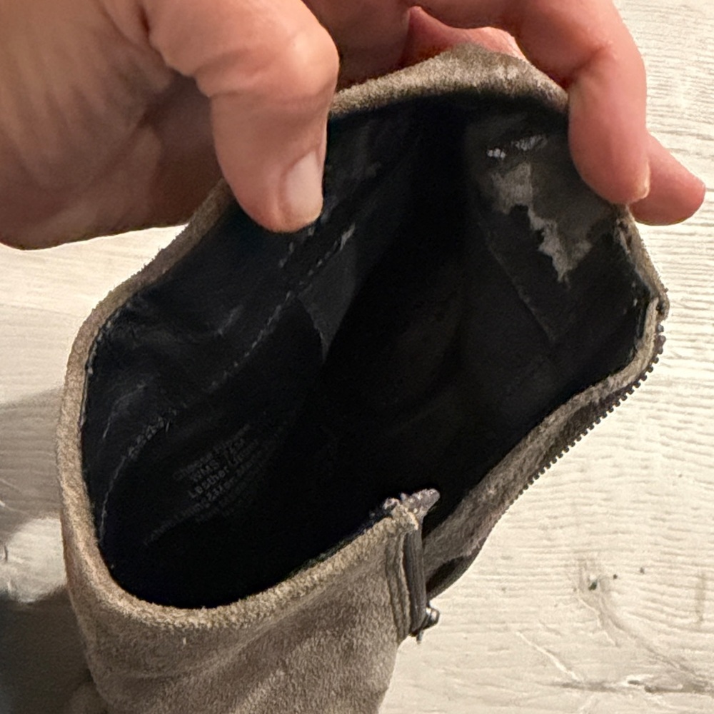 Kenneth Cole Reaction Dark Brown Suede Ankle Booties - Picture 8 of 9